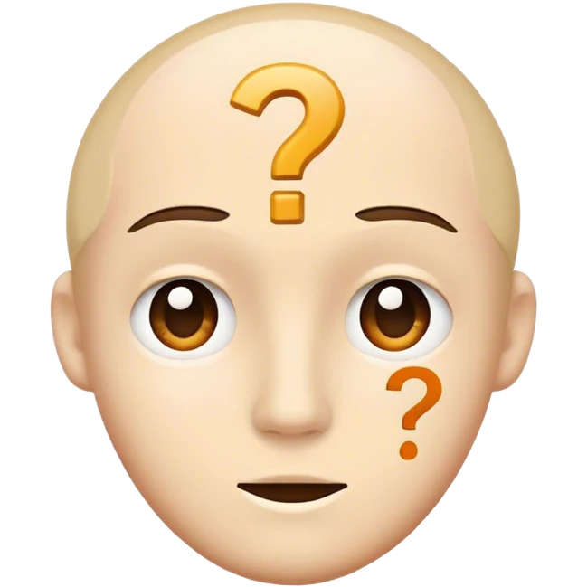Hmm face w floating question marks emoji