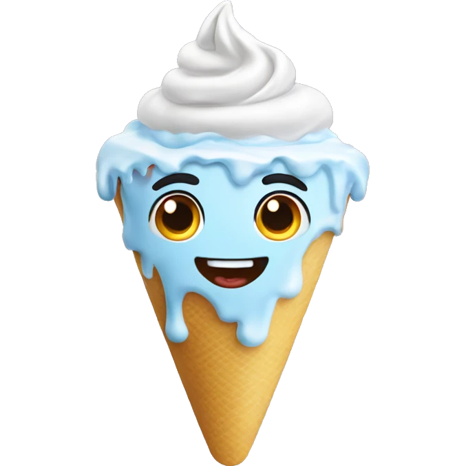 Frozen yoghurt  emoji