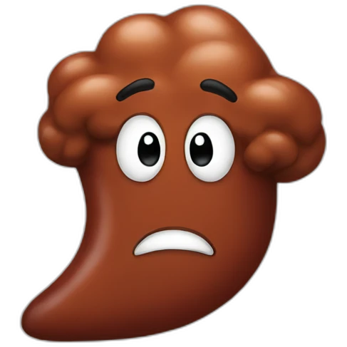 Red poop emoji