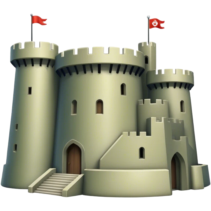 modern military fortress emoji