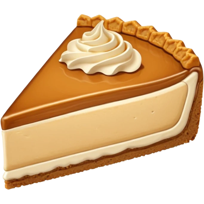 slice of biscoff cheesecake emoji