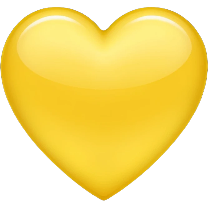 light yellow heart emoji