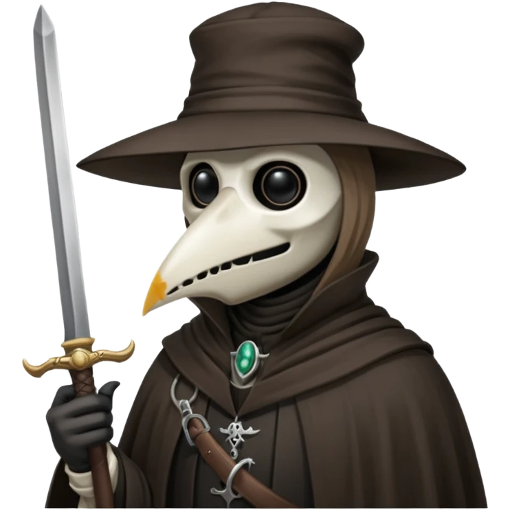 plague dr sword snow emoji