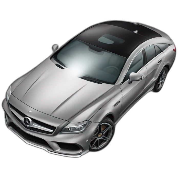 Black Mercedes benz cls emoji