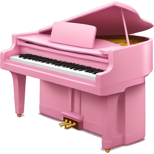 Pink piano ￼ emoji
