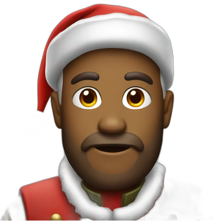 Santa soldier emoji