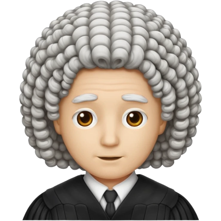 Courtroom Items, only a Judge’s Wig 

 emoji