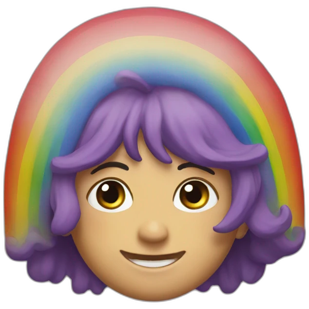 tchetchenie rainbow emoji