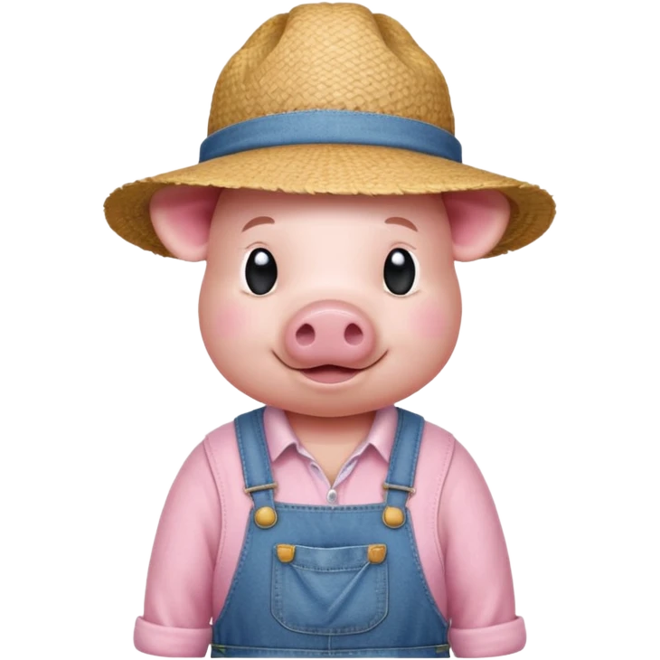 Farmer Pig emoji