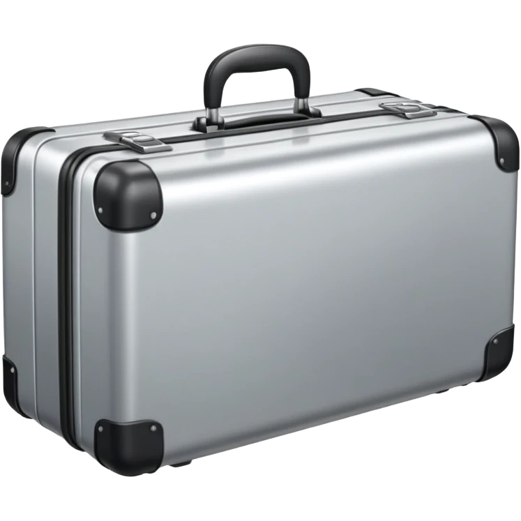 suitcase silver emoji