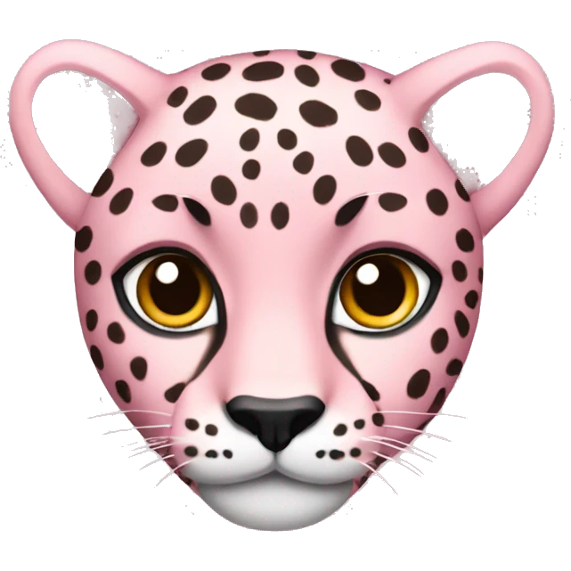 Light pink cheetah emoji
