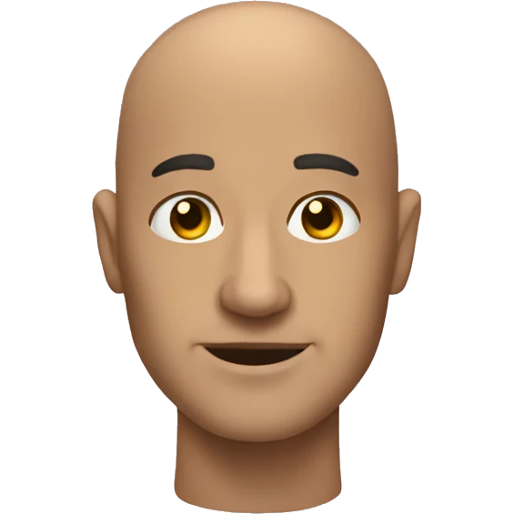 bald man emoji