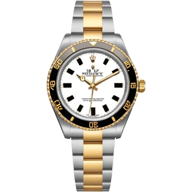 I am wearing a Rolex emoji