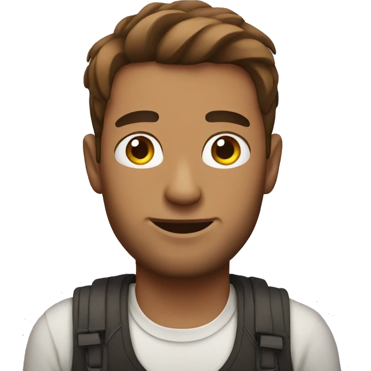 man with cat emoji