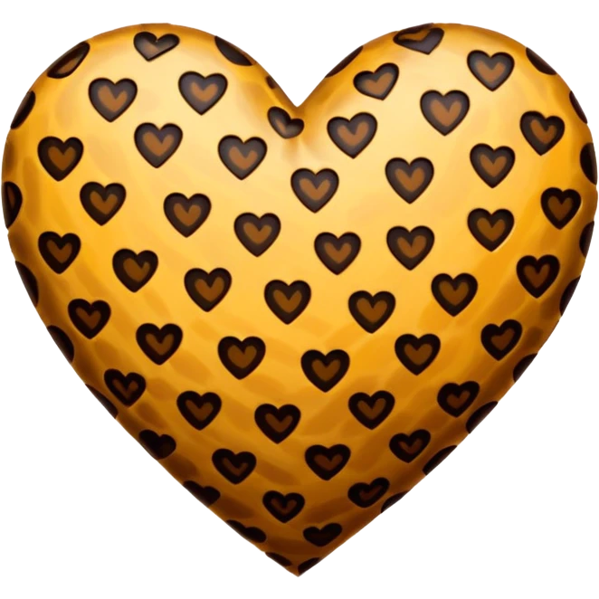 Cuore leopardato emoji