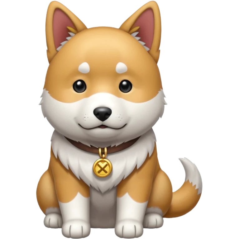 Hachiko from the anime emoji