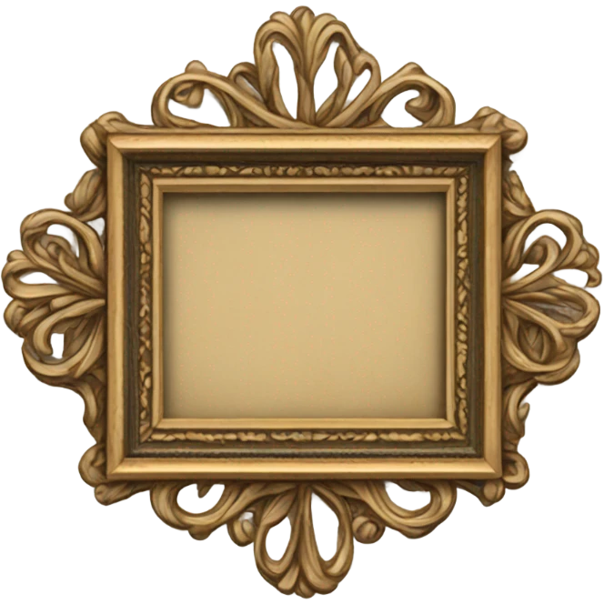 old fashioned thin frame emoji