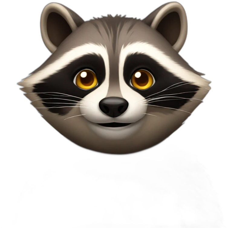 Racoon Big body fat emoji