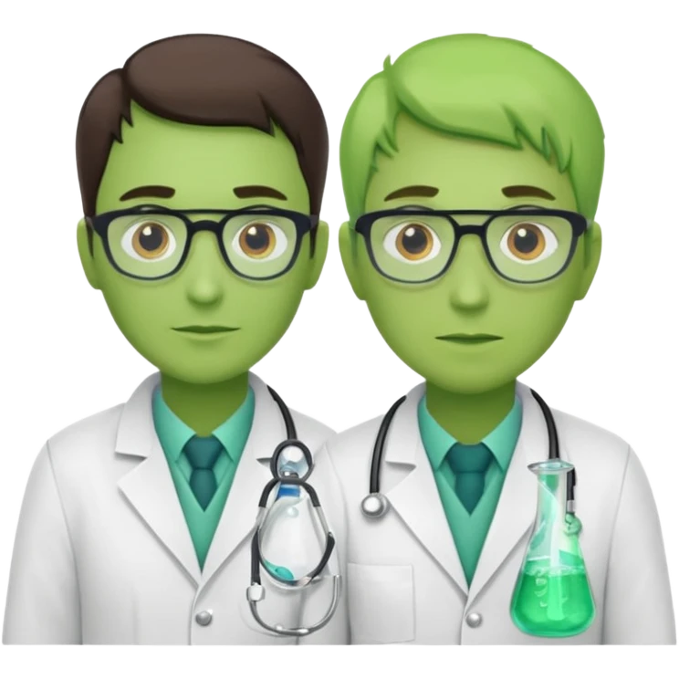 green scientific experts emoji