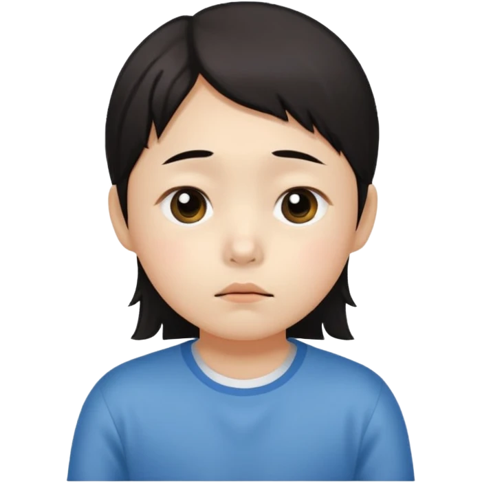 a Korean four-year-old who’s exhausted from studying emoji
