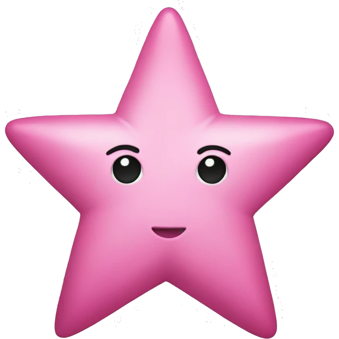Pink star  emoji