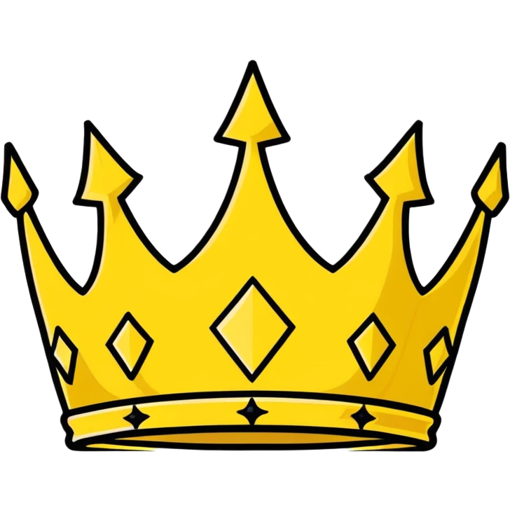 golden crown emoji
