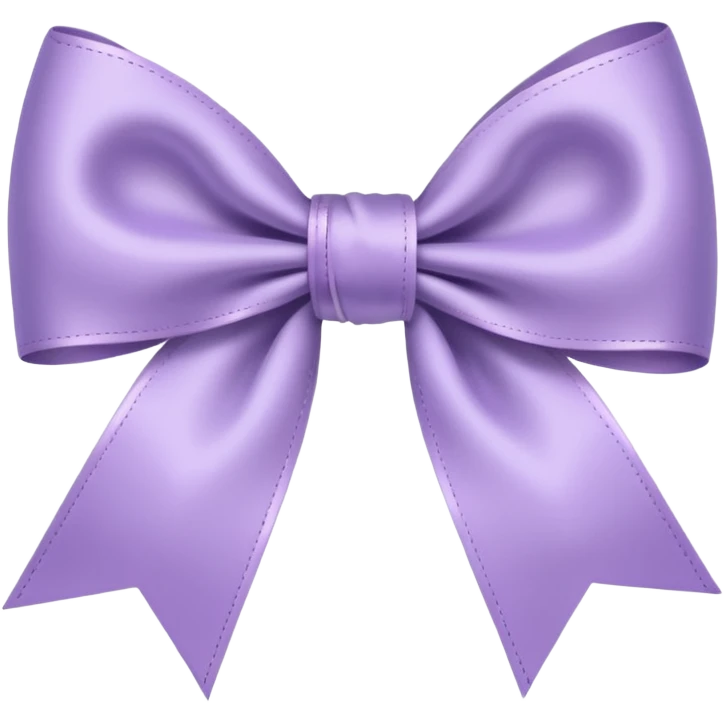 artsy bow delicate pastel purple colour emoji