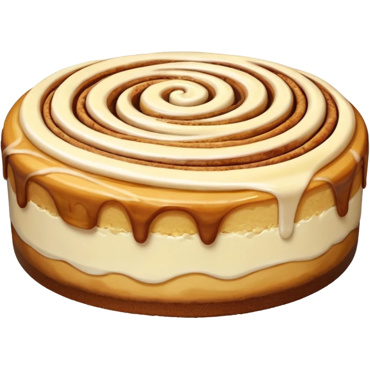 cinnamon roll cheesecake emoji