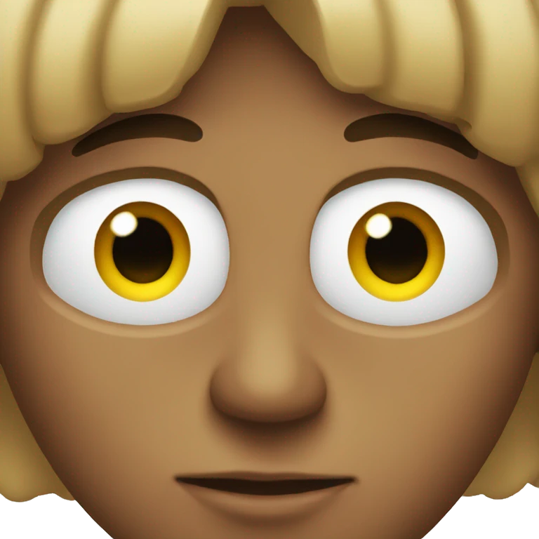 Eyes wide open emoji