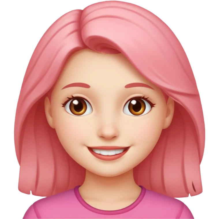 Girl smiling emoji