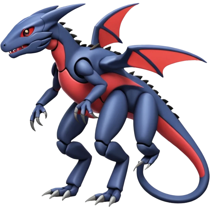 Heliolisk-Salandit-Gabite-Cyclizar-Genesect-Pokémon, full body emoji