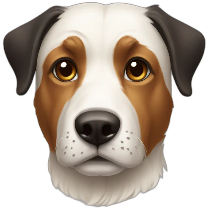 tri-colored-dog emoji