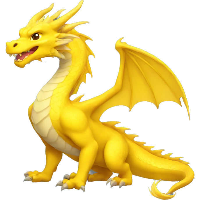 yellow dragon emoji