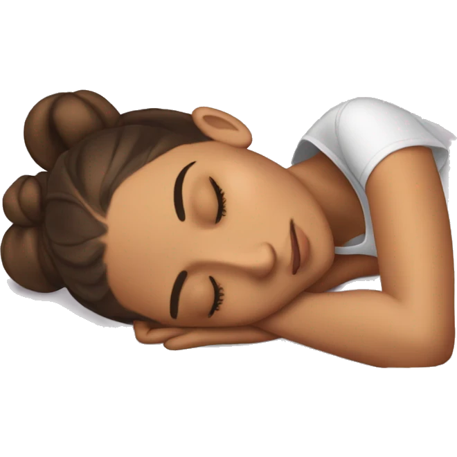 Ariana Grande sleeping emoji