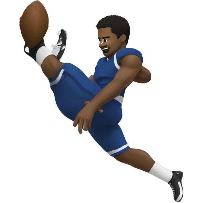 Aaron kicking  emoji
