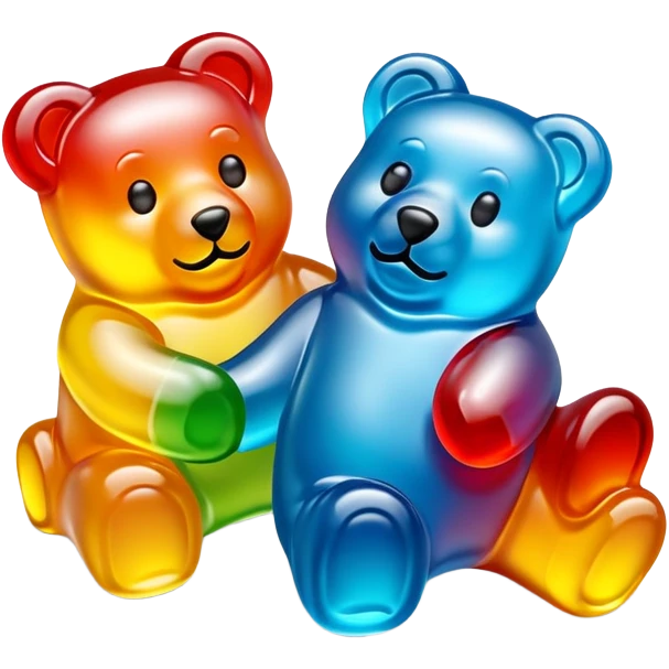 Haribo gummy bear candy emoji
