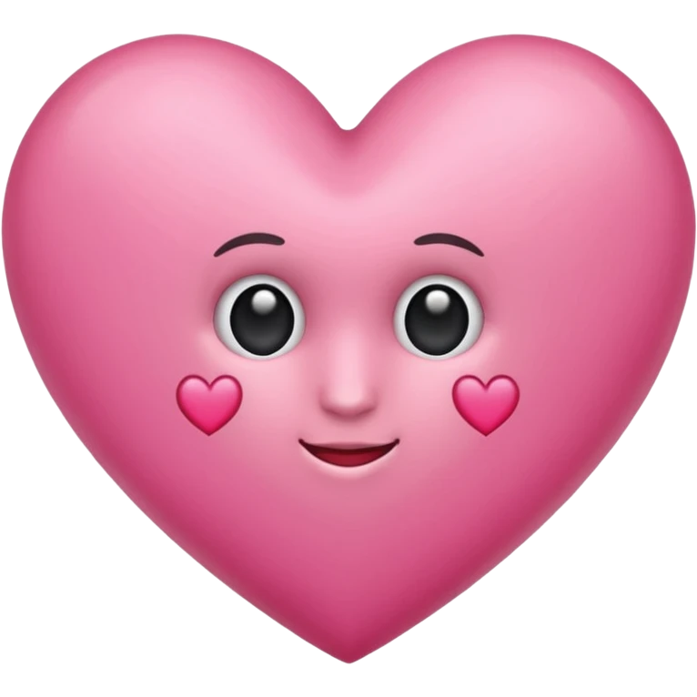 Corazon rosa con la inicial v emoji