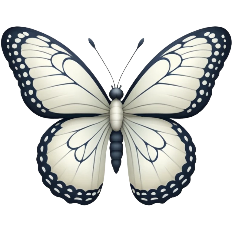 White butterfly emoji emoji