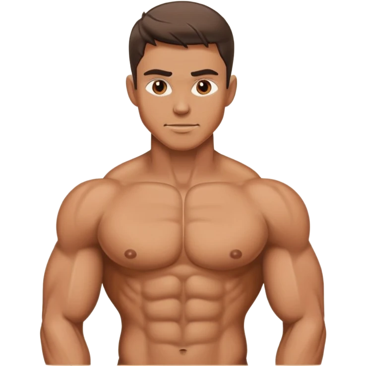 Голый парень  emoji