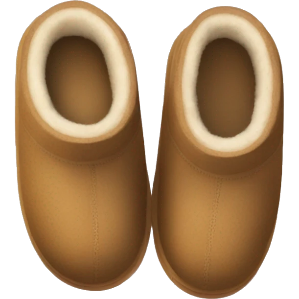 pair of ugg slippers  emoji