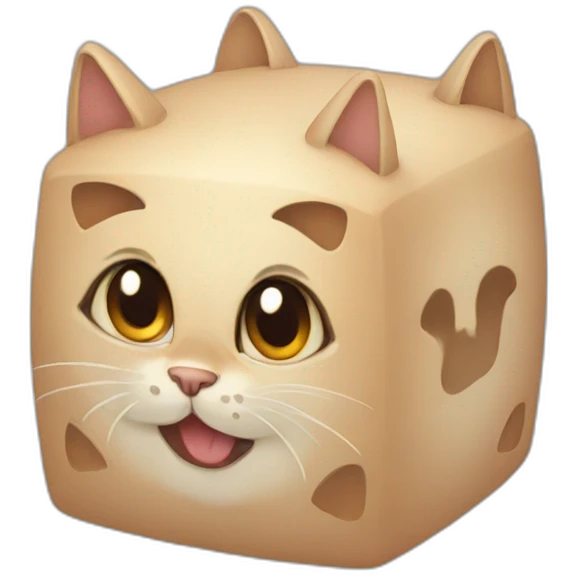 cat cube emoji