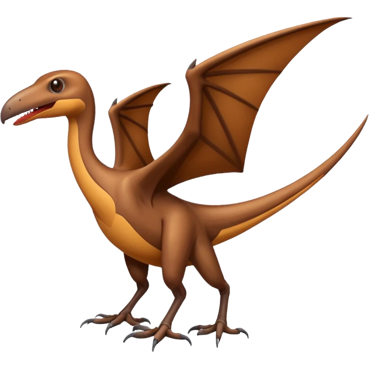 pterodactyl standing emoji