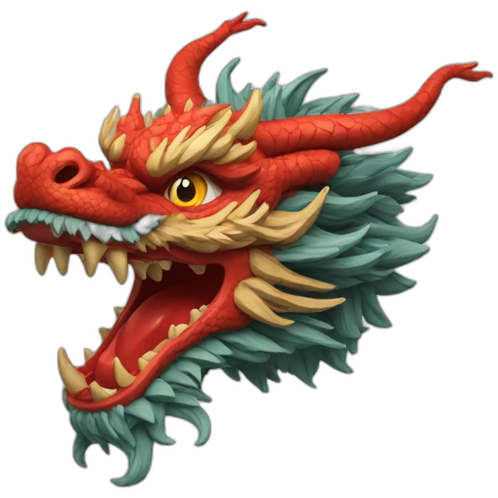 Chinese dragon head emoji