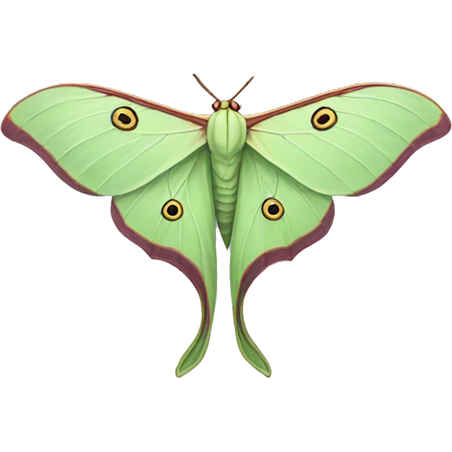 luna moth emoji