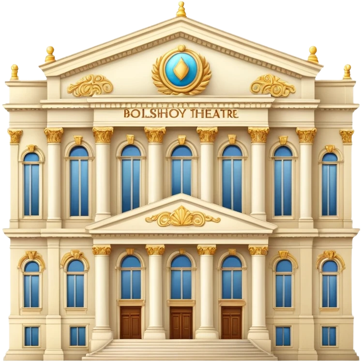 the Bolshoy theatre building  emoji