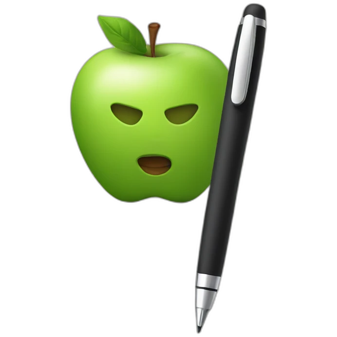 pen-apple emoji