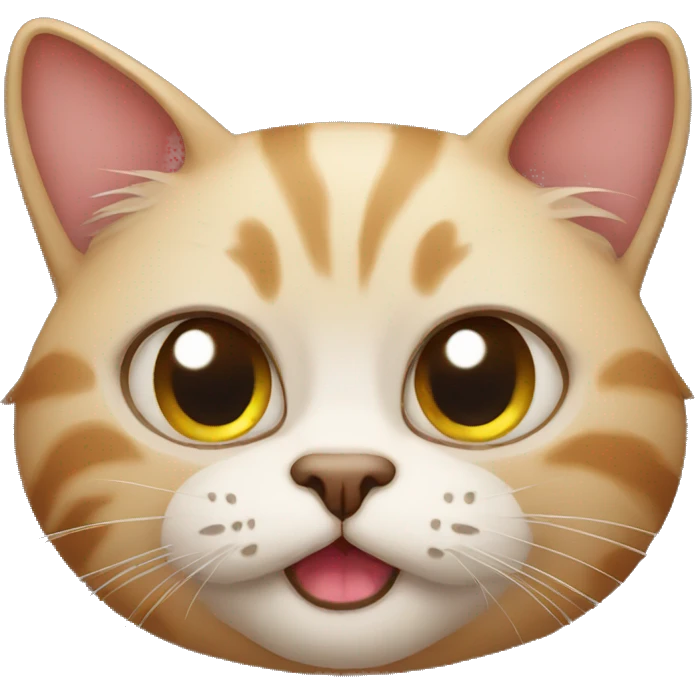Ugly cat emoji
