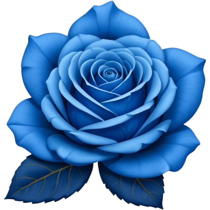 blue rose emoji