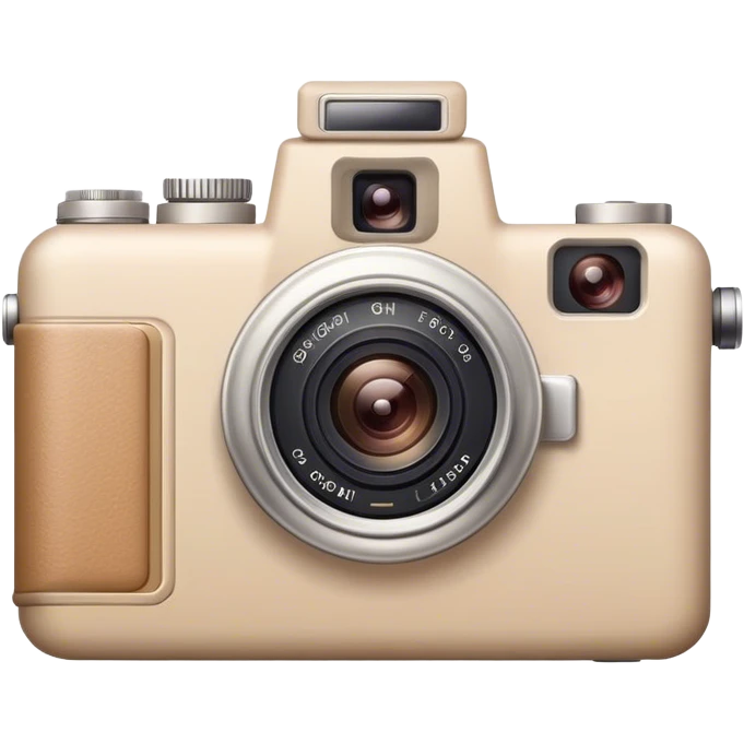 a beige camera icon emoji