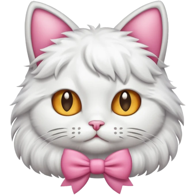 Bow+cat emoji